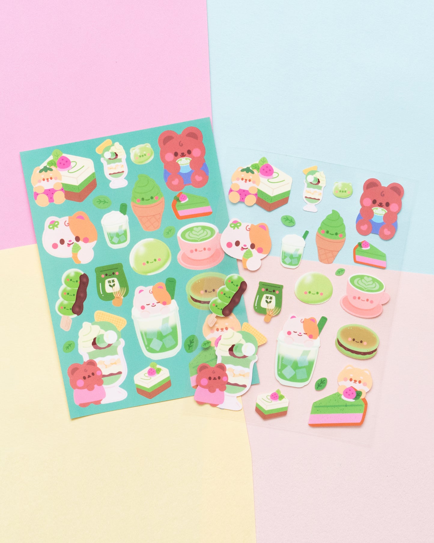Matcha Lover Journal Sticker Sheet