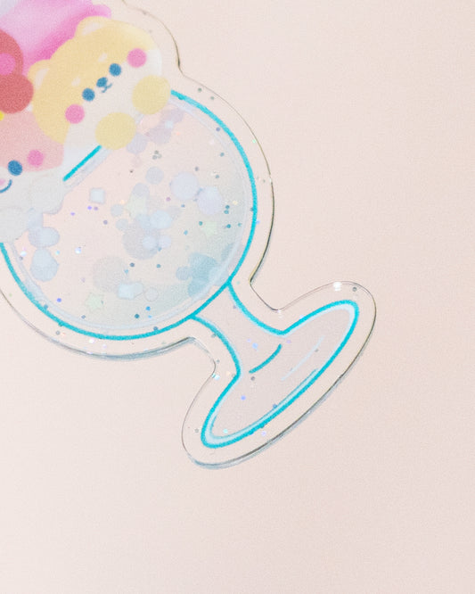 Magic Soda Float Keyring Keychain