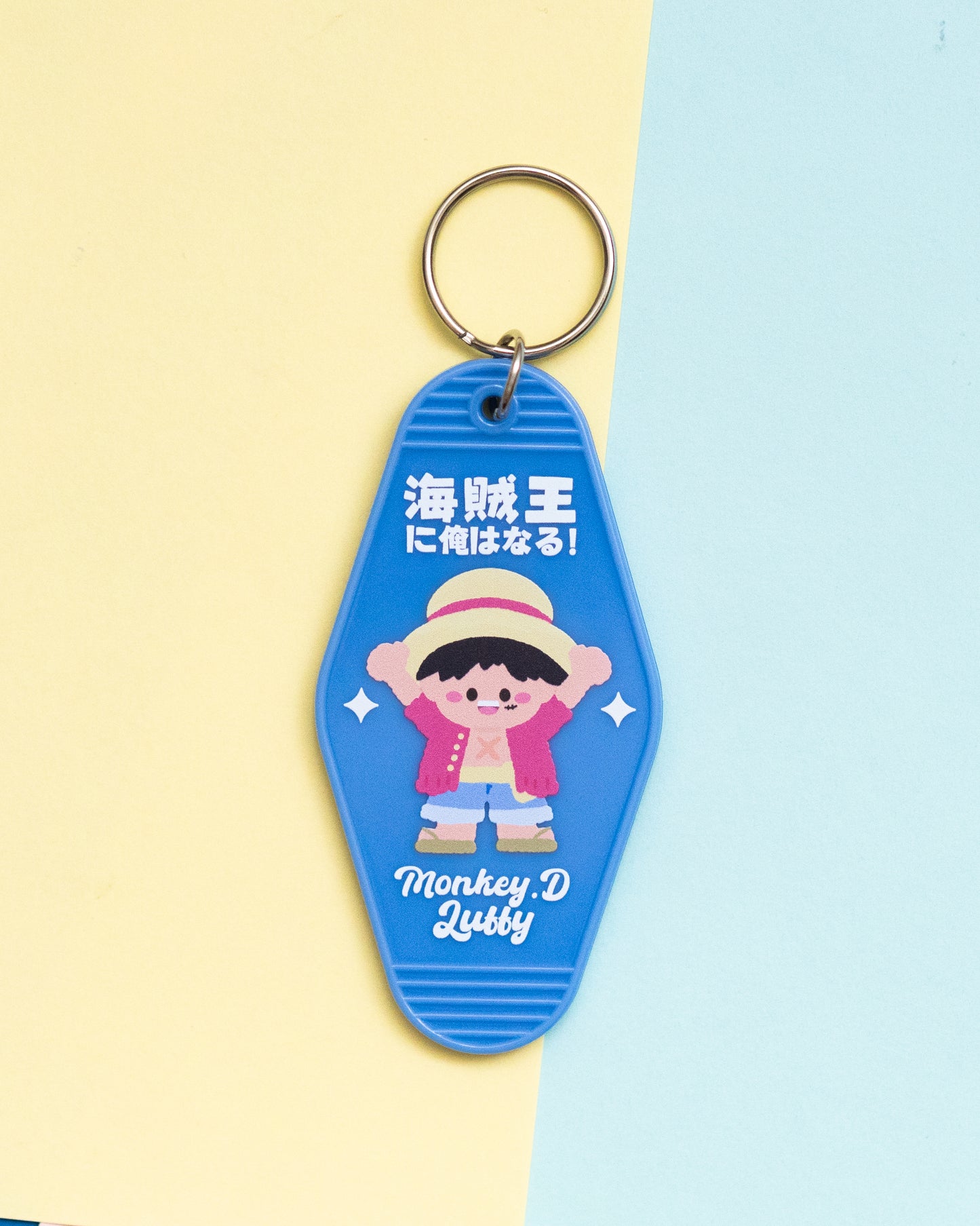 One Piece Motel Keys Style Keychain Trinket