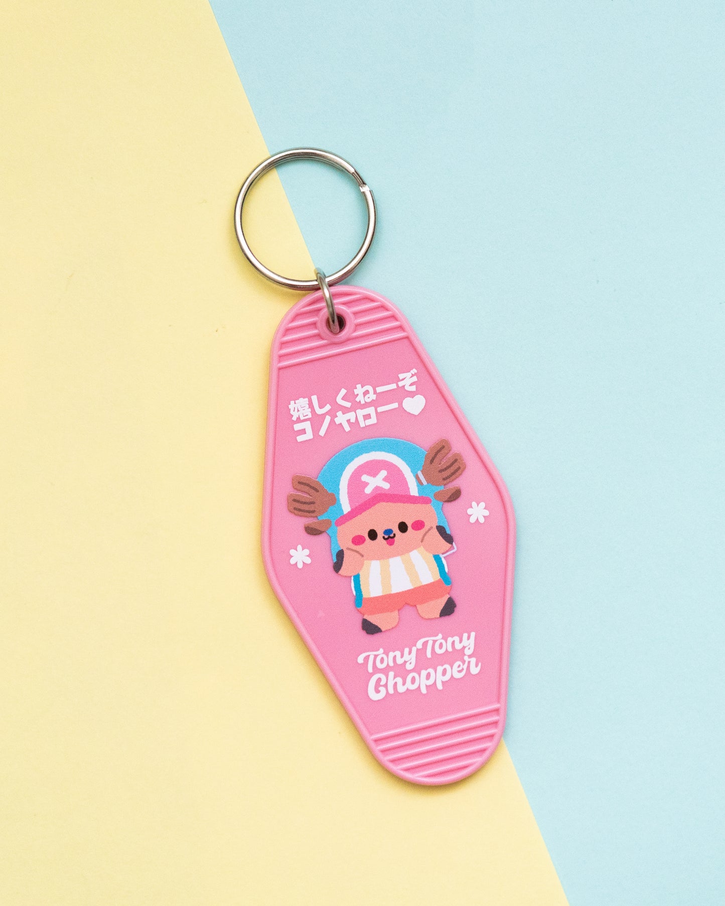 One Piece Motel Keys Style Keychain Trinket