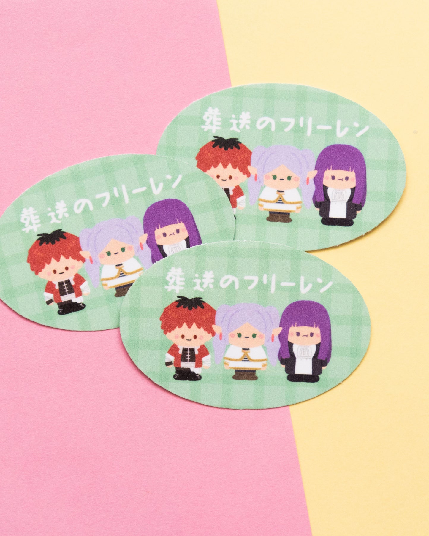 *new* Assorted Anime Fan Art Frosted Finish Die-Cut Sticker