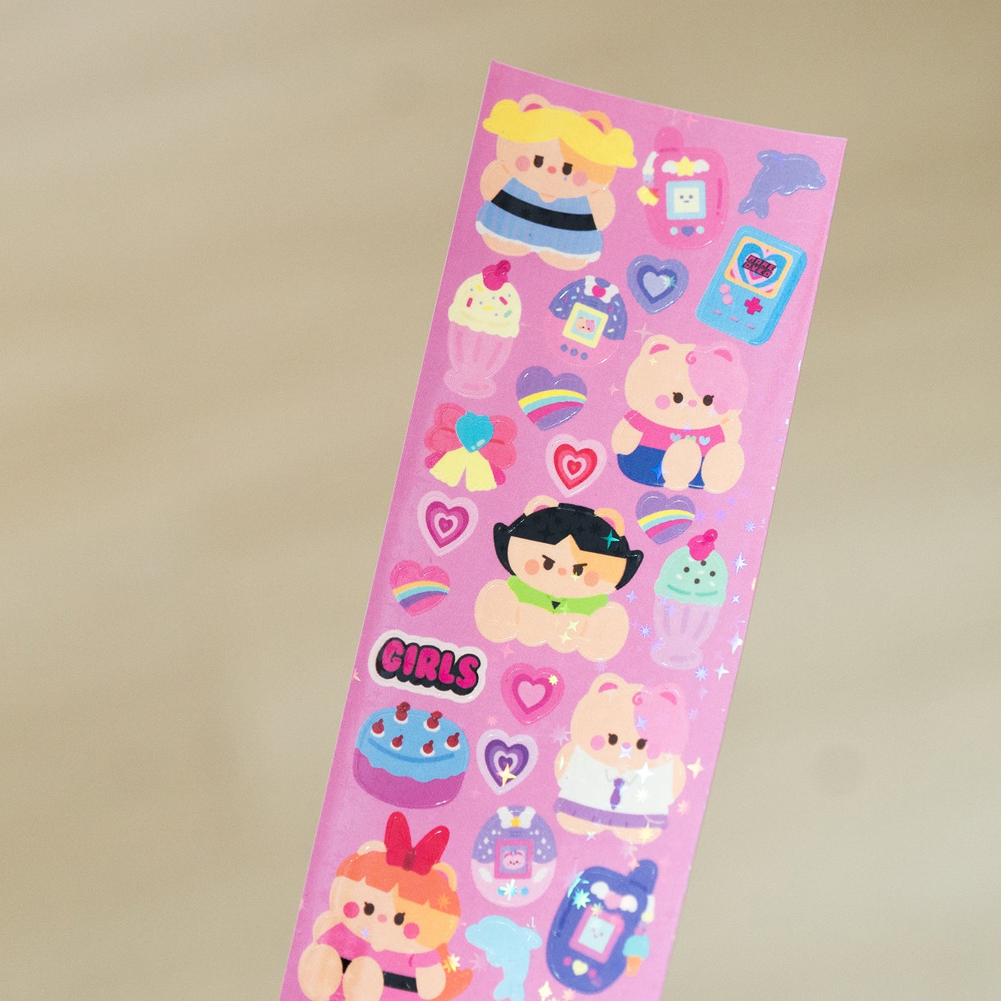 Girlies Vibe Powerpuff Girls Deco Journal Sticker Sheet