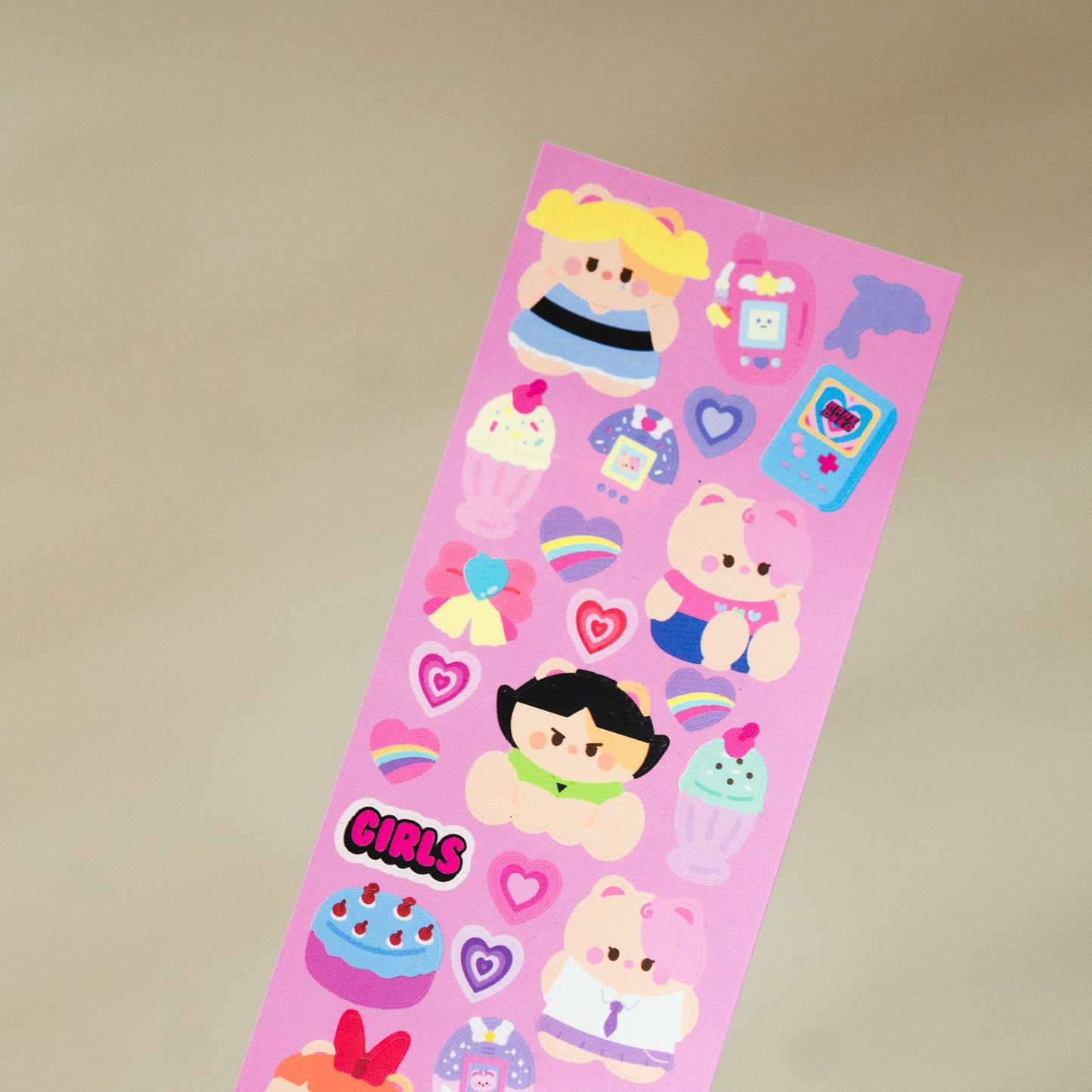Girlies Vibe Powerpuff Girls Deco Journal Sticker Sheet