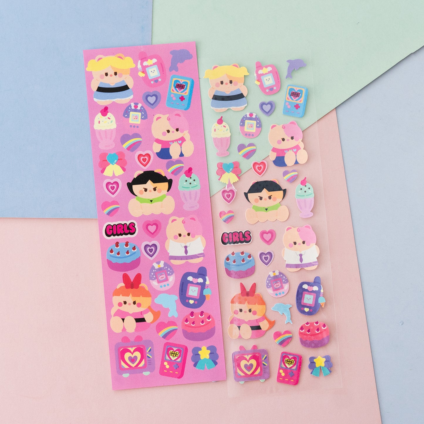 Girlies Vibe Powerpuff Girls Deco Journal Sticker Sheet