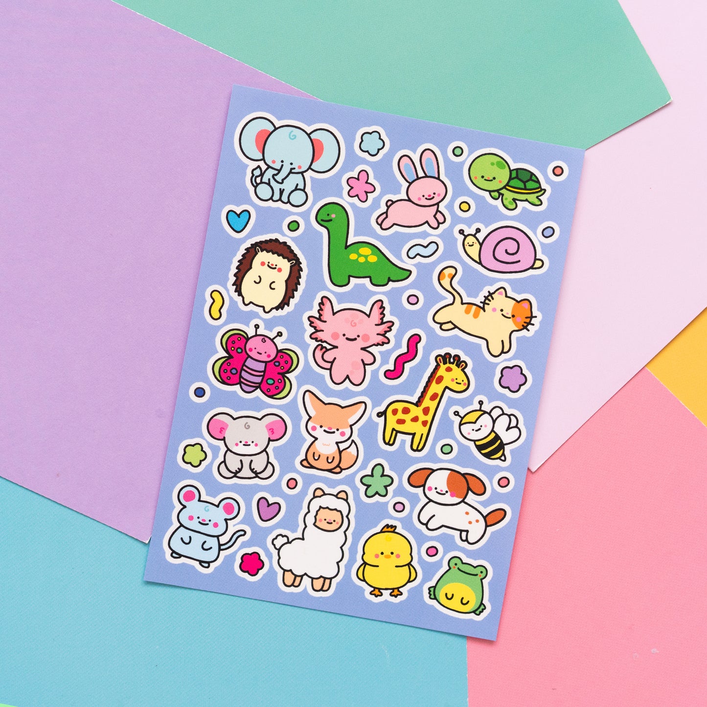 Animal Doodles Journal Sticker Sheet