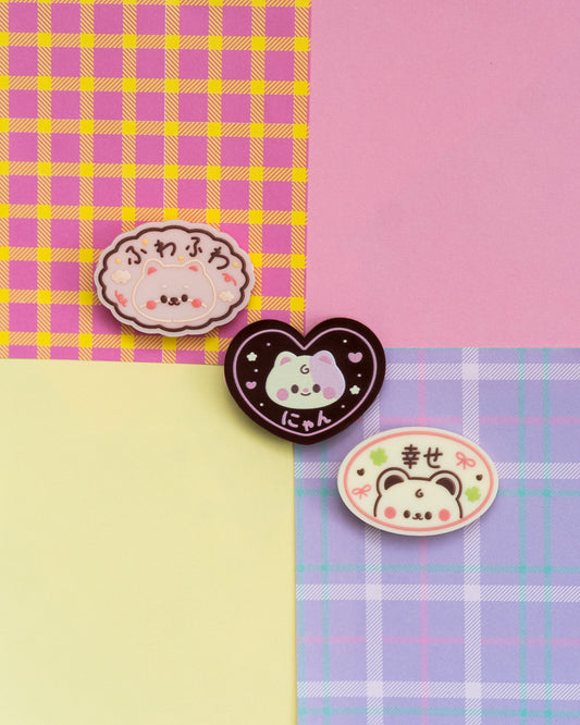 *new* Chocolate Hair Clips