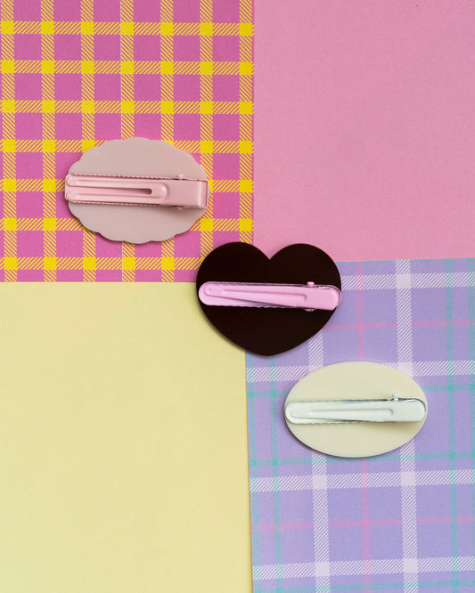 *new* Chocolate Hair Clips