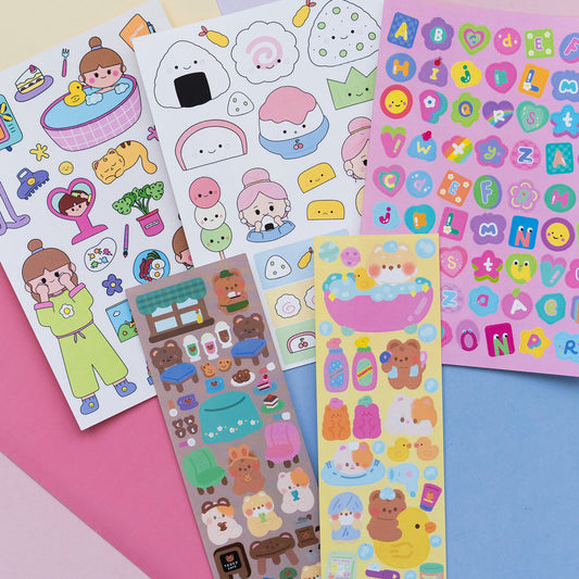 mintymentaiko Kitschy Cute Journal Stickers Bundle 20