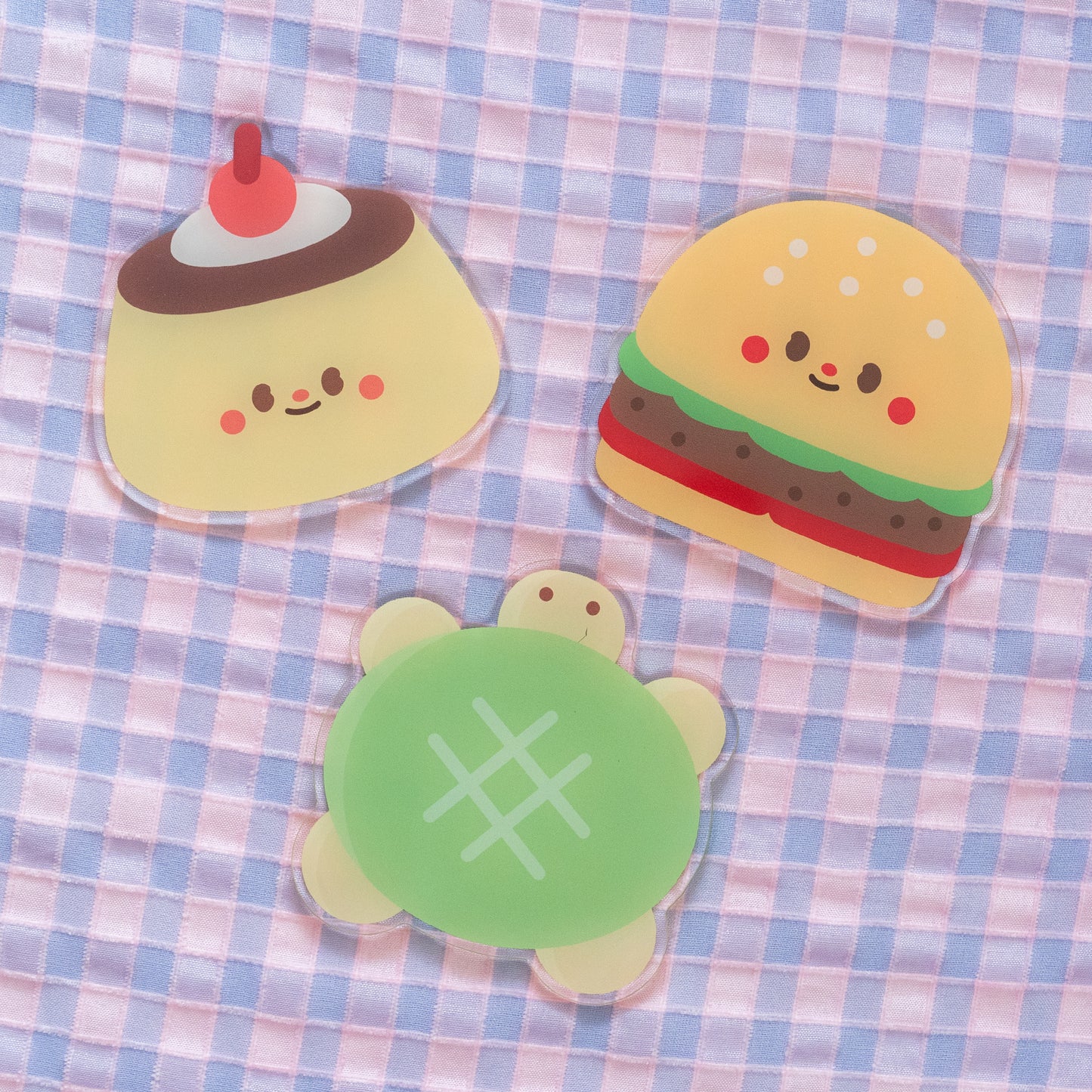 Cute Acrylic Coasters moo