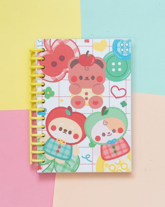 Apple Clover Buttons- Double Sided Reusable Sticker Book