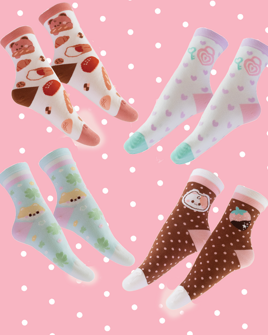 *new* Assorted Crew Socks