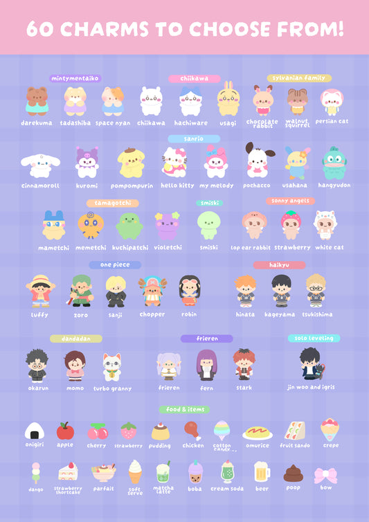 Extra Charms for Tamagotchi Trinket