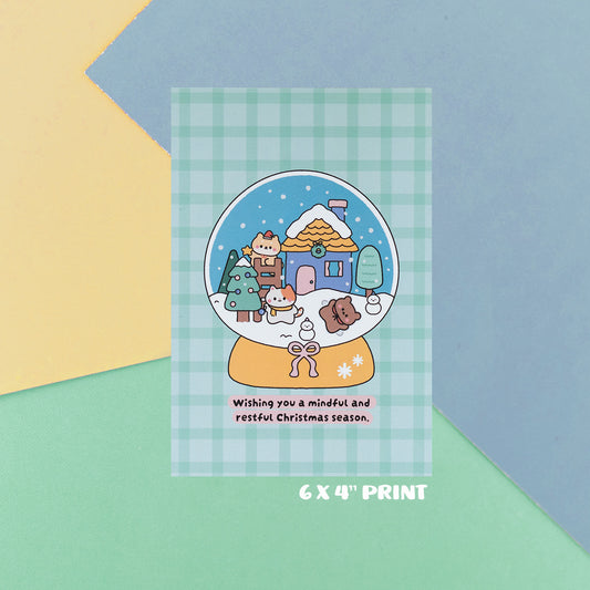 Restful Christmas - A6 Print