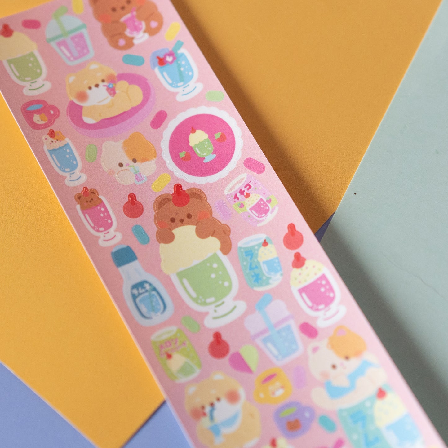 *restocked* Minty Babies Cream Soda Deco Journal Sticker Sheet