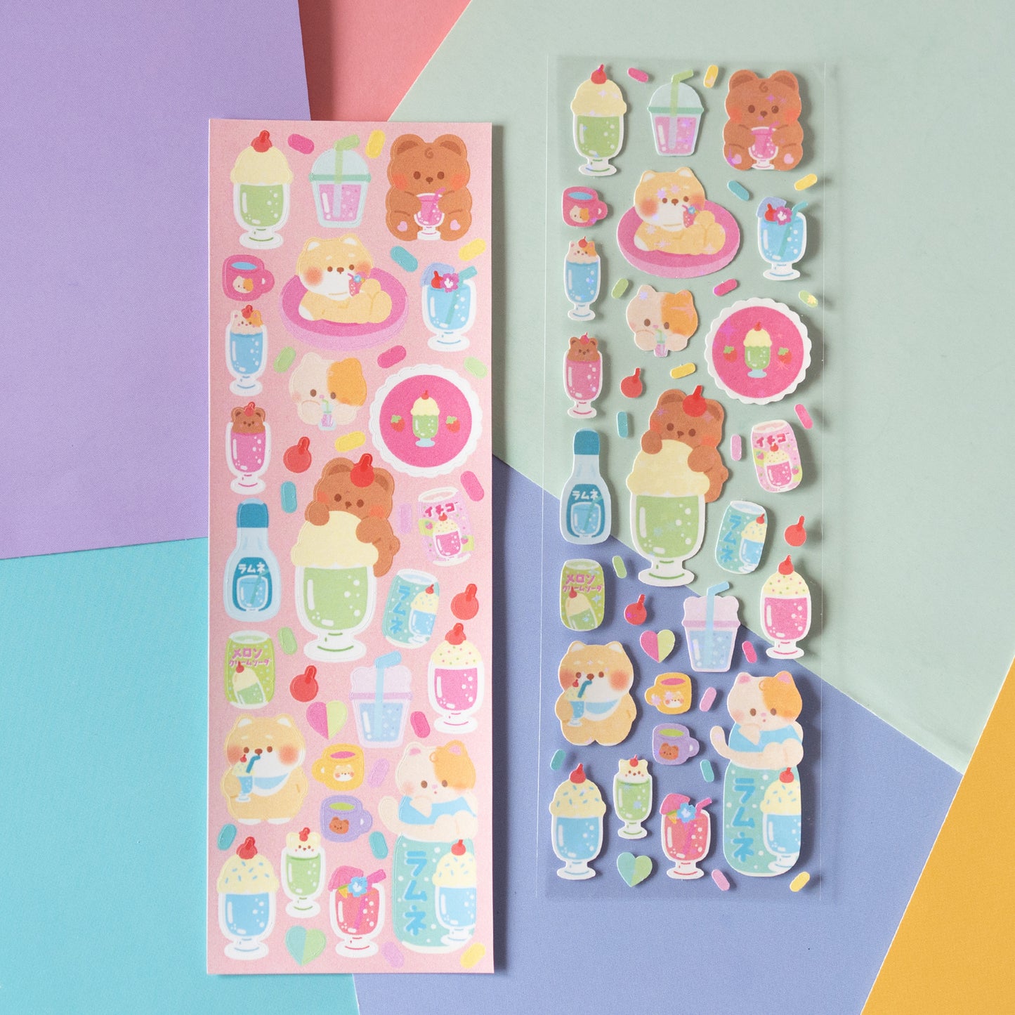 *restocked* Minty Babies Cream Soda Deco Journal Sticker Sheet