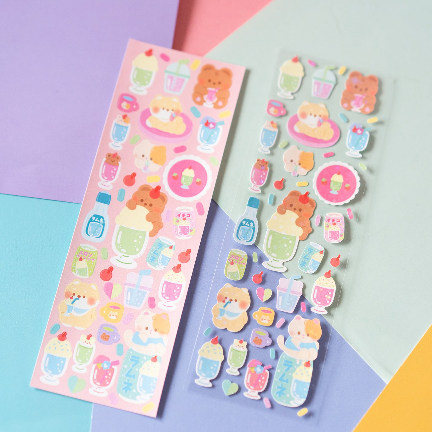 *restocked* Minty Babies Cream Soda Deco Journal Sticker Sheet
