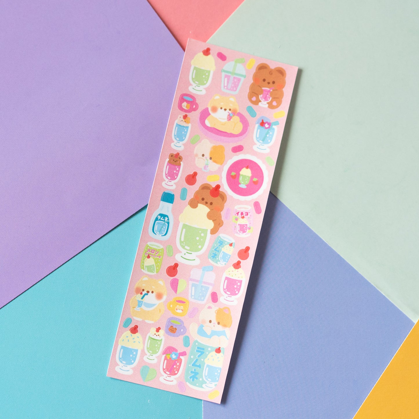*restocked* Minty Babies Cream Soda Deco Journal Sticker Sheet