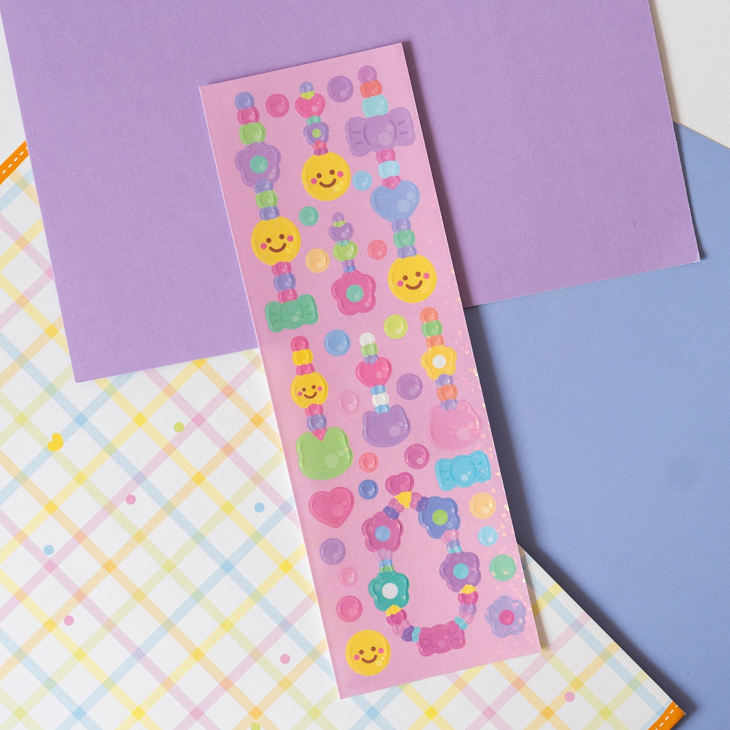Y2K Colourful Beads Deco Sticker Sheet