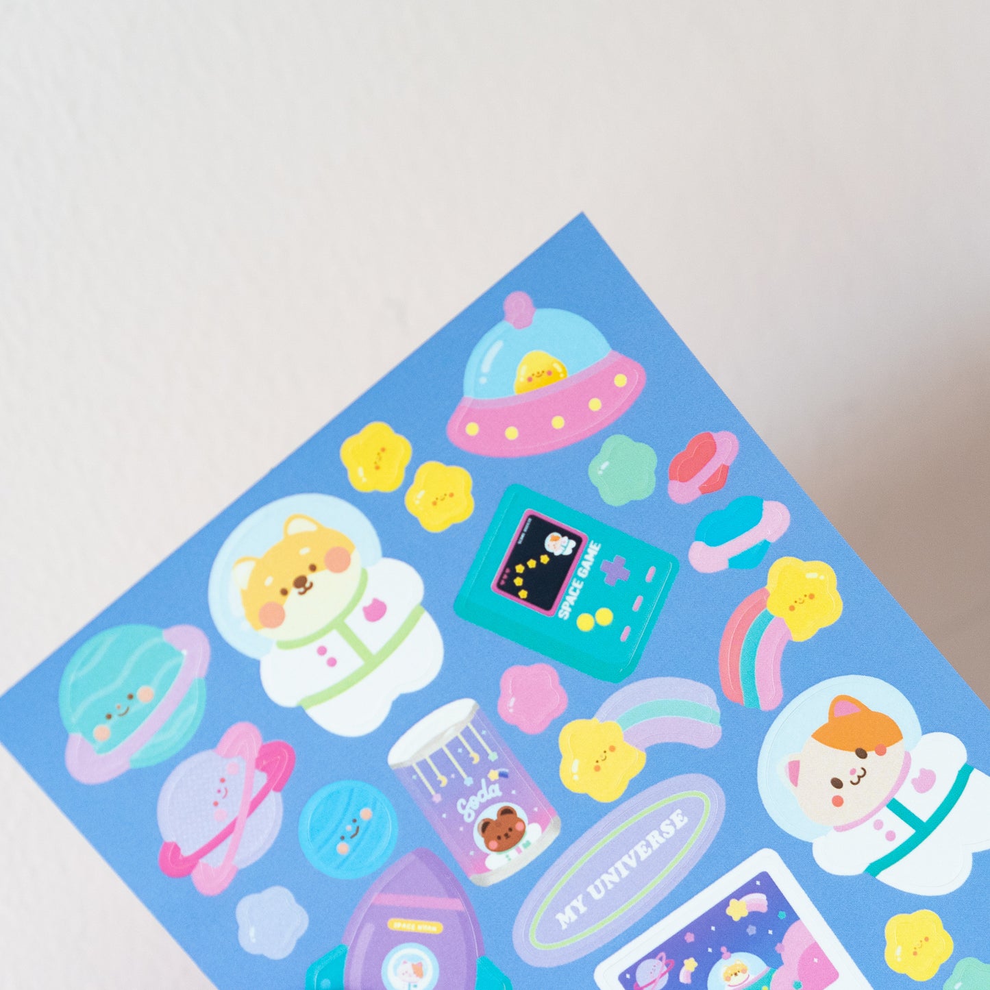 My Universe and Space Journal Sticker Sheet