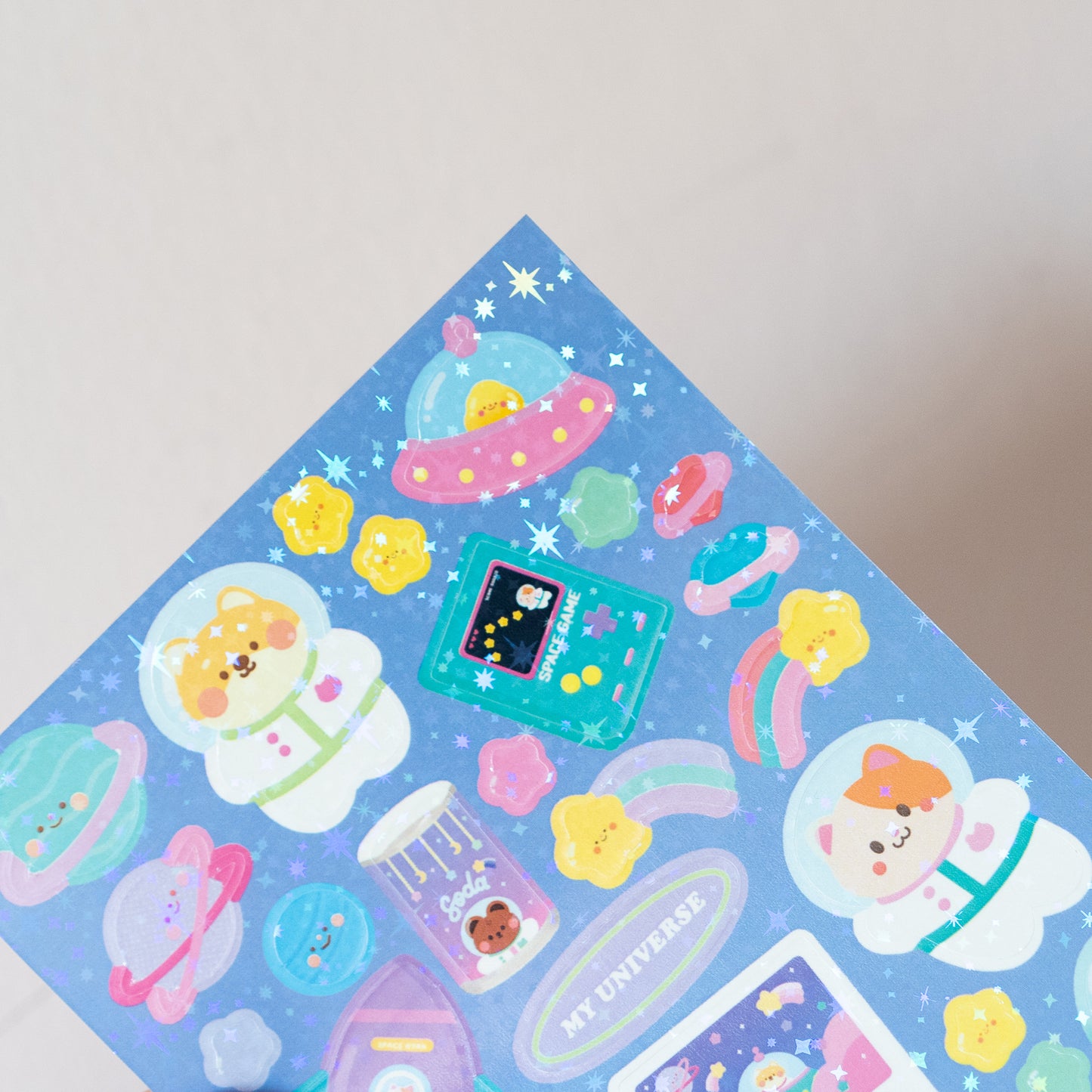 My Universe and Space Journal Sticker Sheet