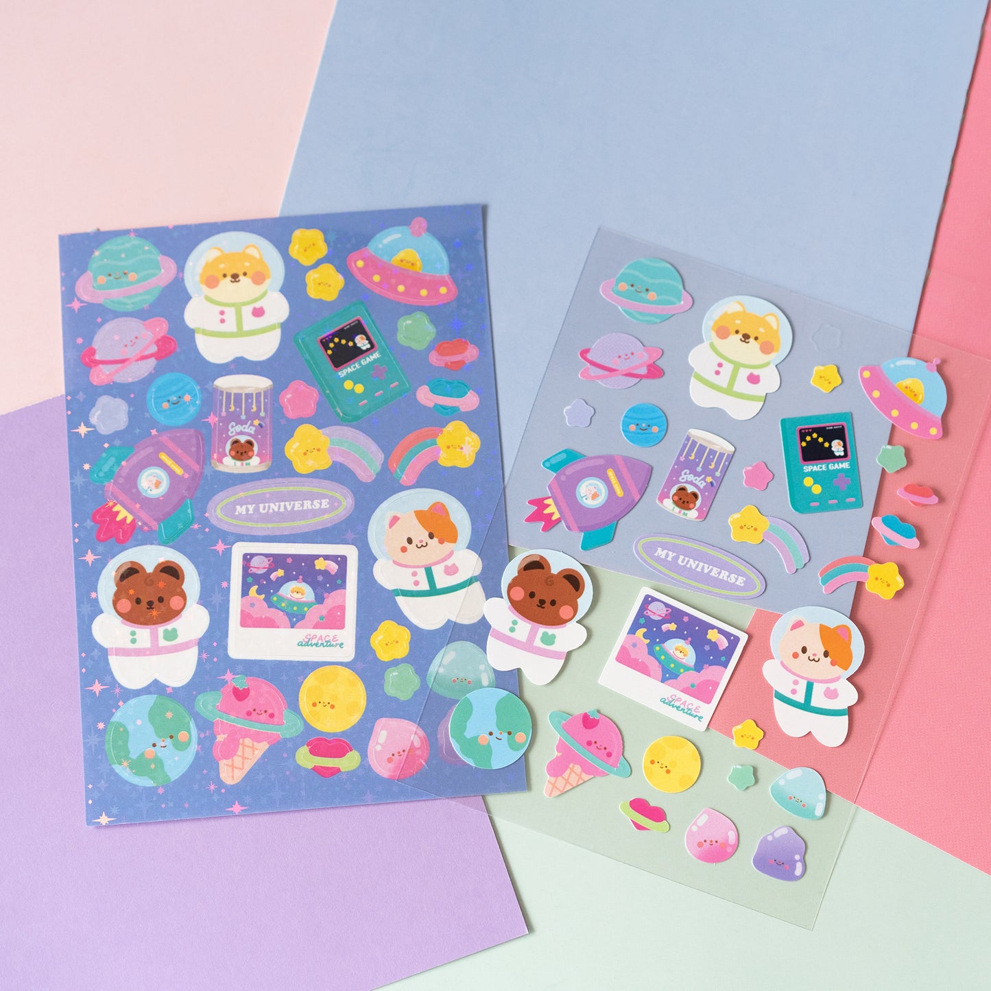 My Universe and Space Journal Sticker Sheet