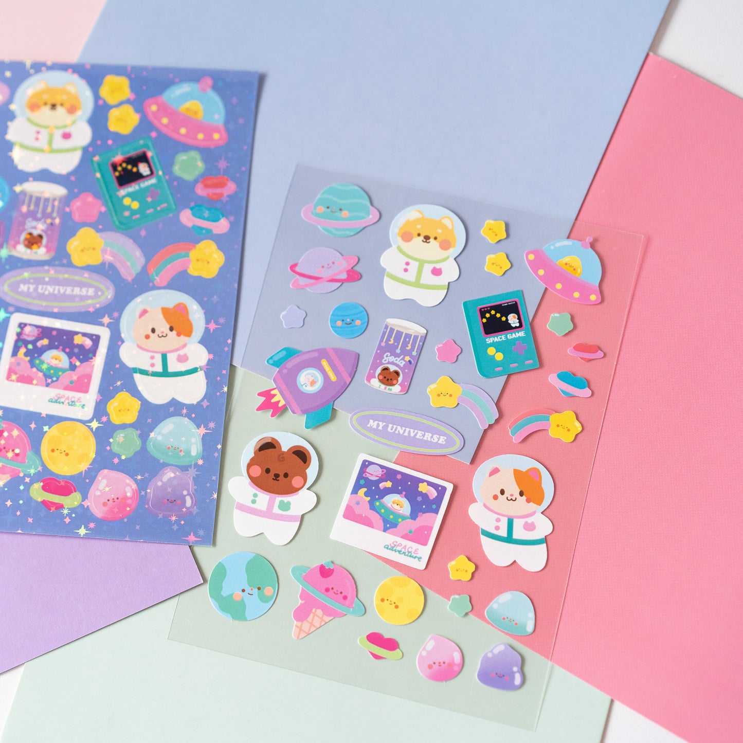 My Universe and Space Journal Sticker Sheet
