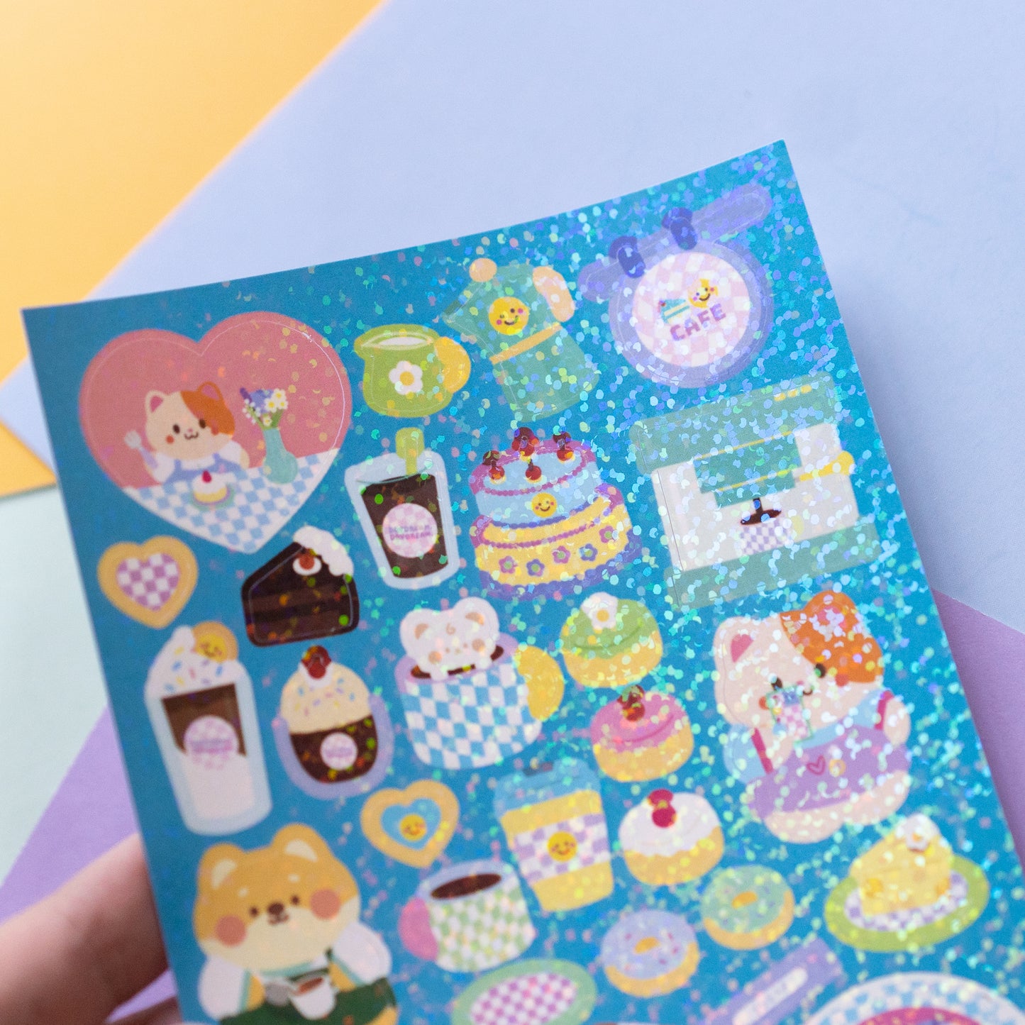 Cafe Hopping Journal Sticker Sheet