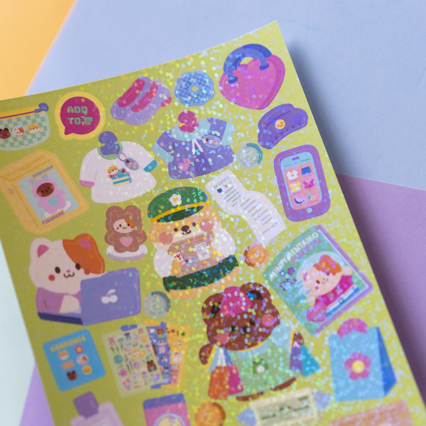 Shopping Haul Journal Sticker Sheet