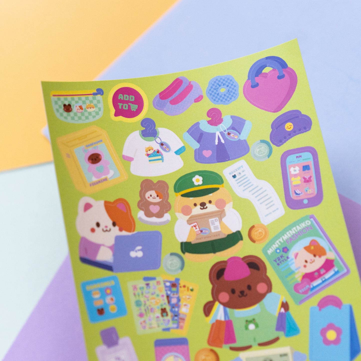 Shopping Haul Journal Sticker Sheet