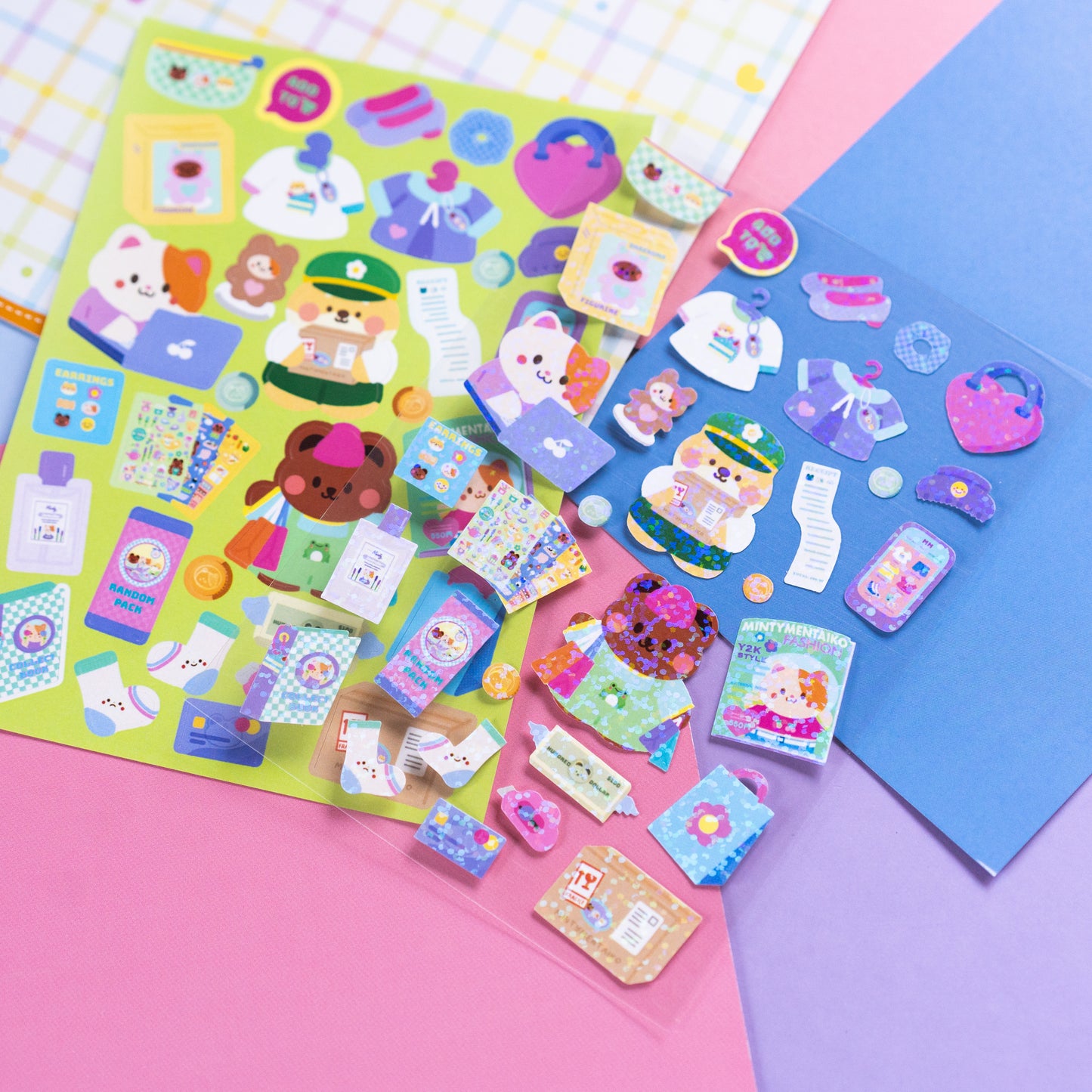 Shopping Haul Journal Sticker Sheet