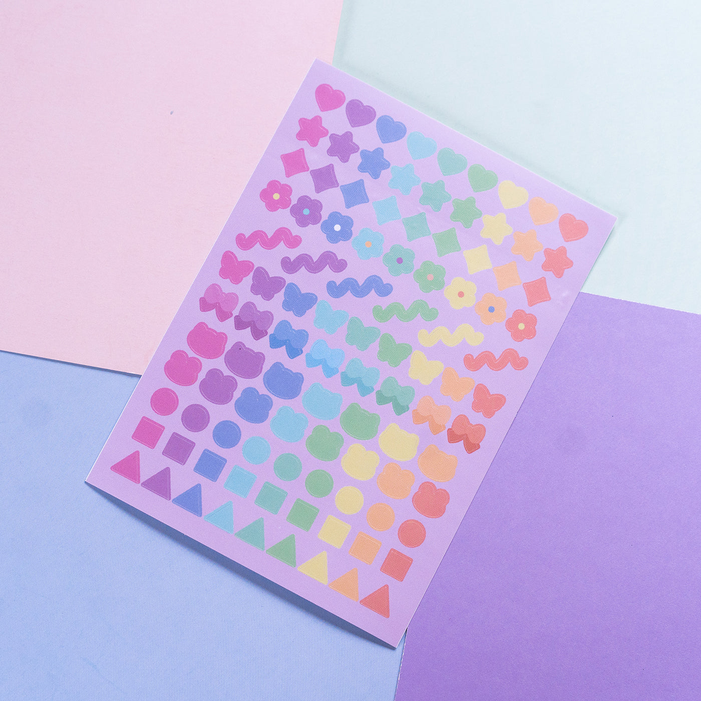 Ultimate Rainbow Deco Sticker Sheet