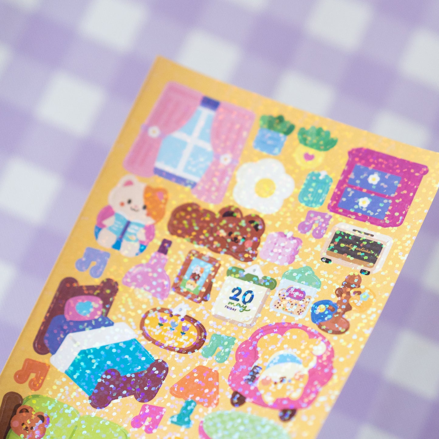 Stay Home Homebody Journal Sticker Sheet