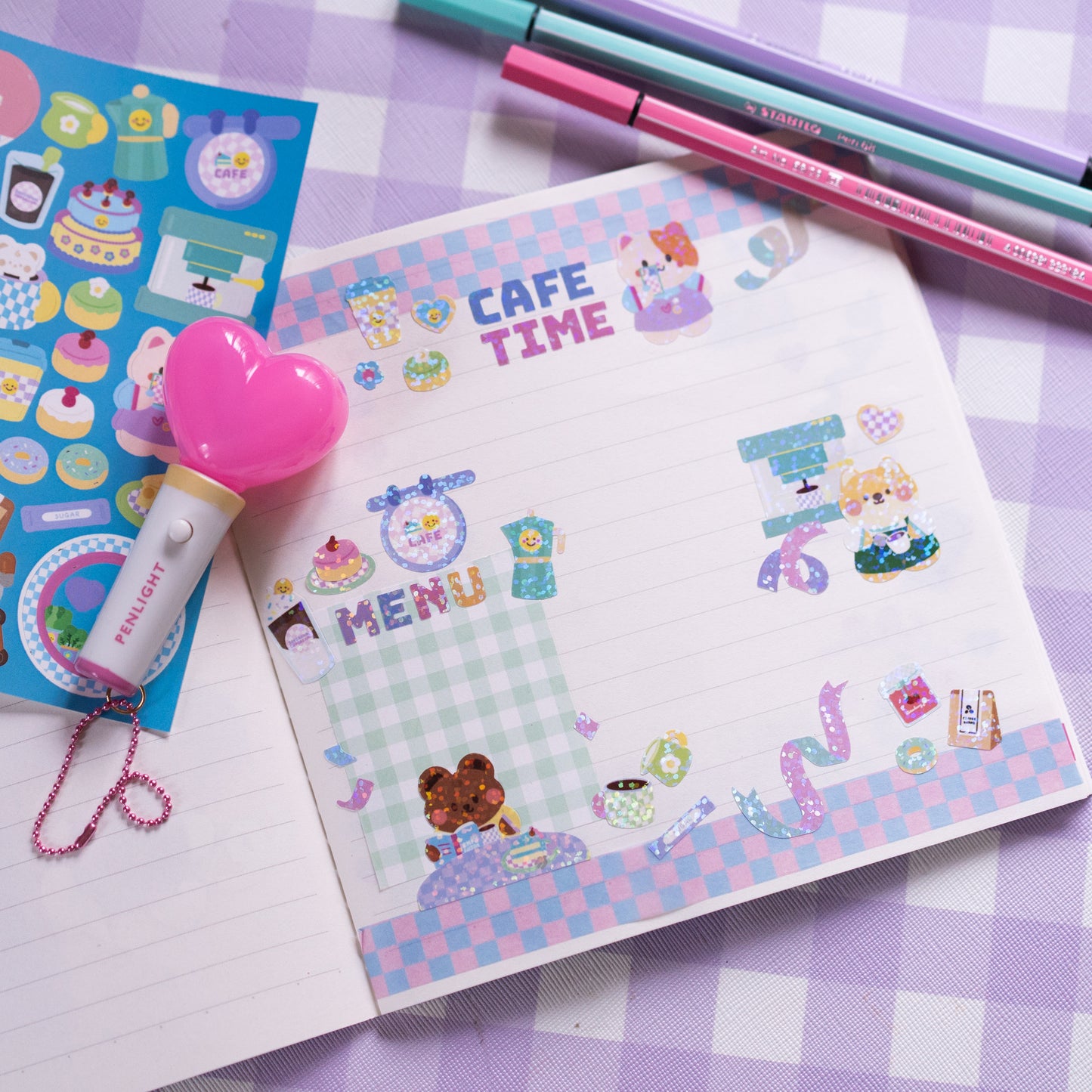 Cafe Hopping Journal Sticker Sheet