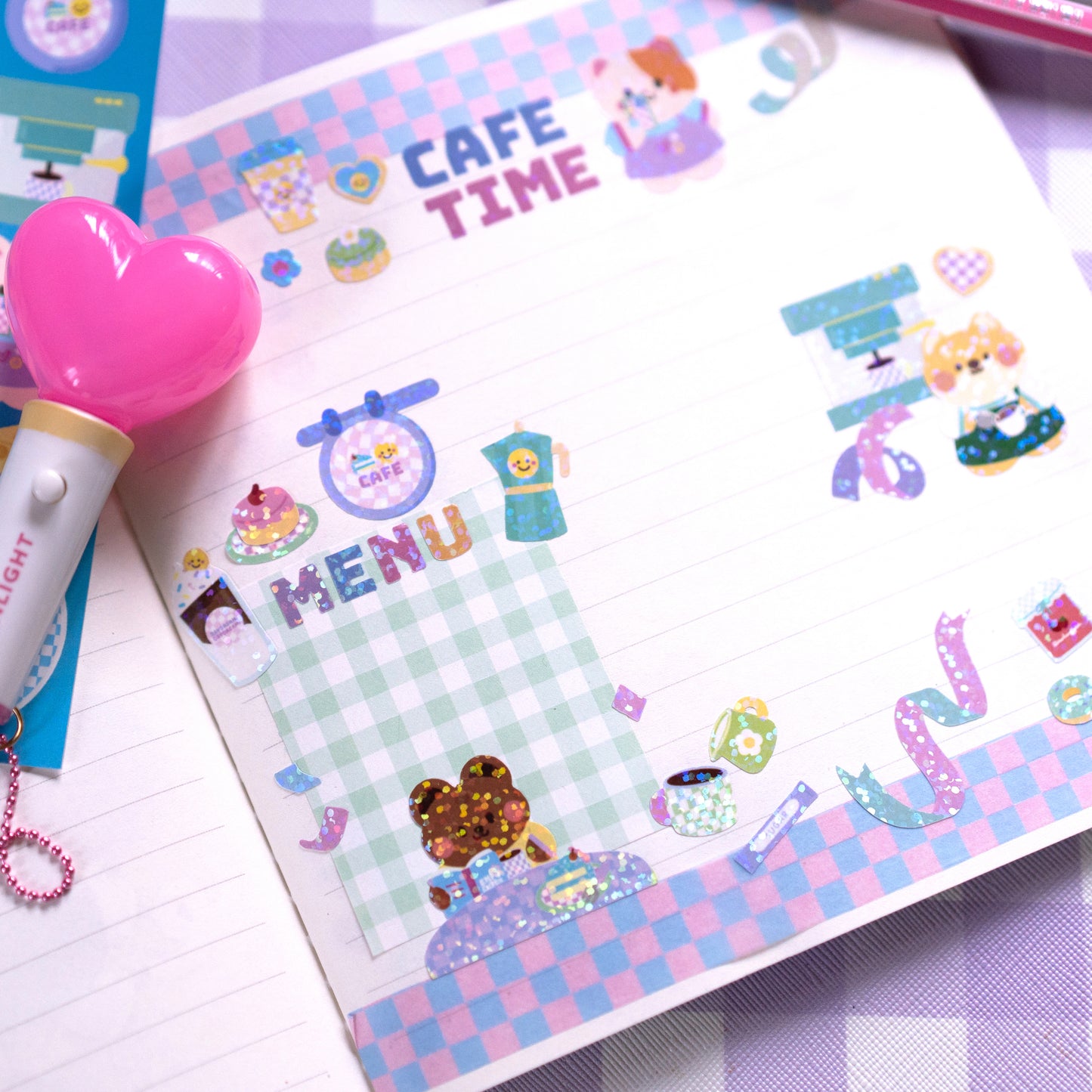 Cafe Hopping Journal Sticker Sheet