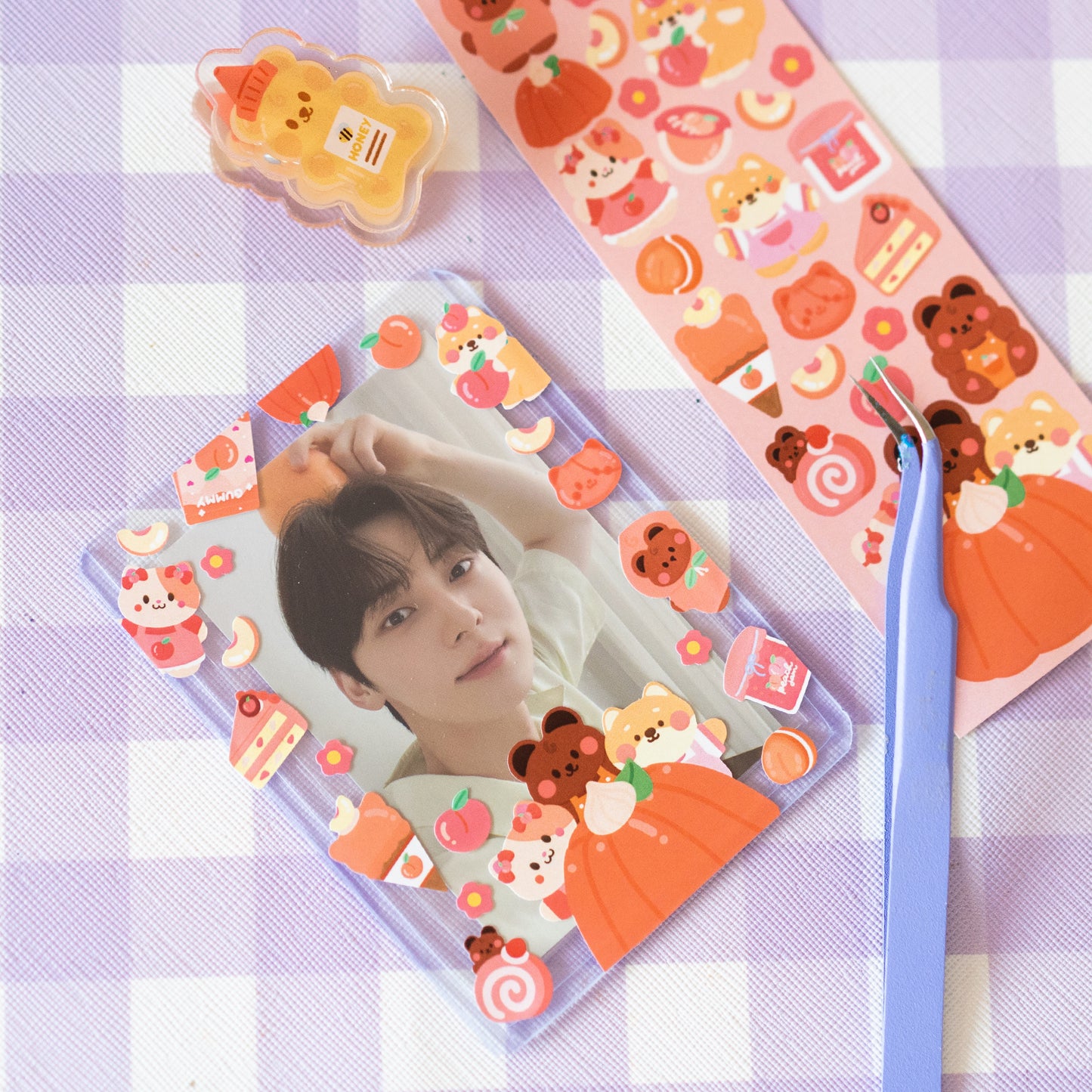 Peach Desserts Journal Sticker Sheet