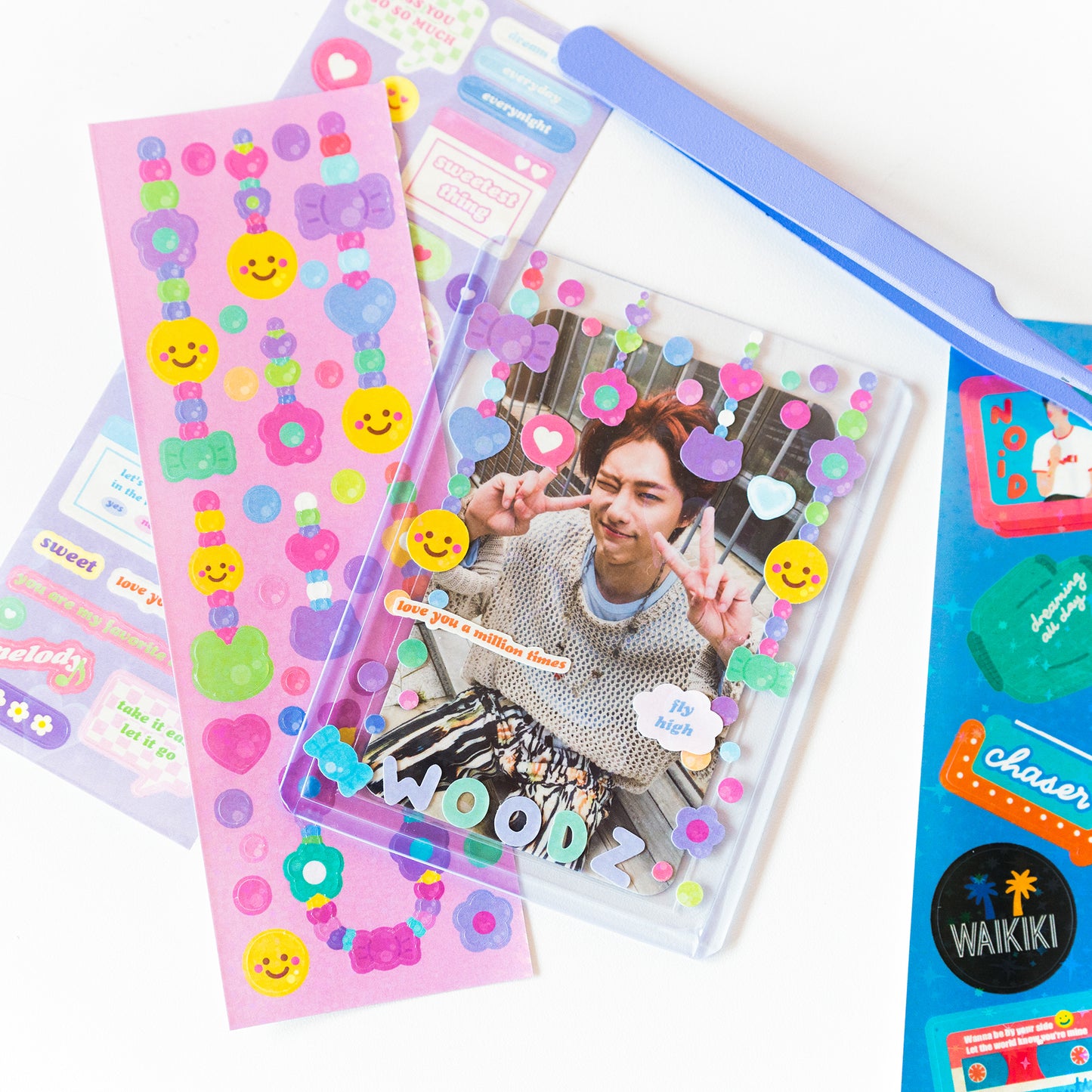 Y2K Colourful Beads Deco Sticker Sheet