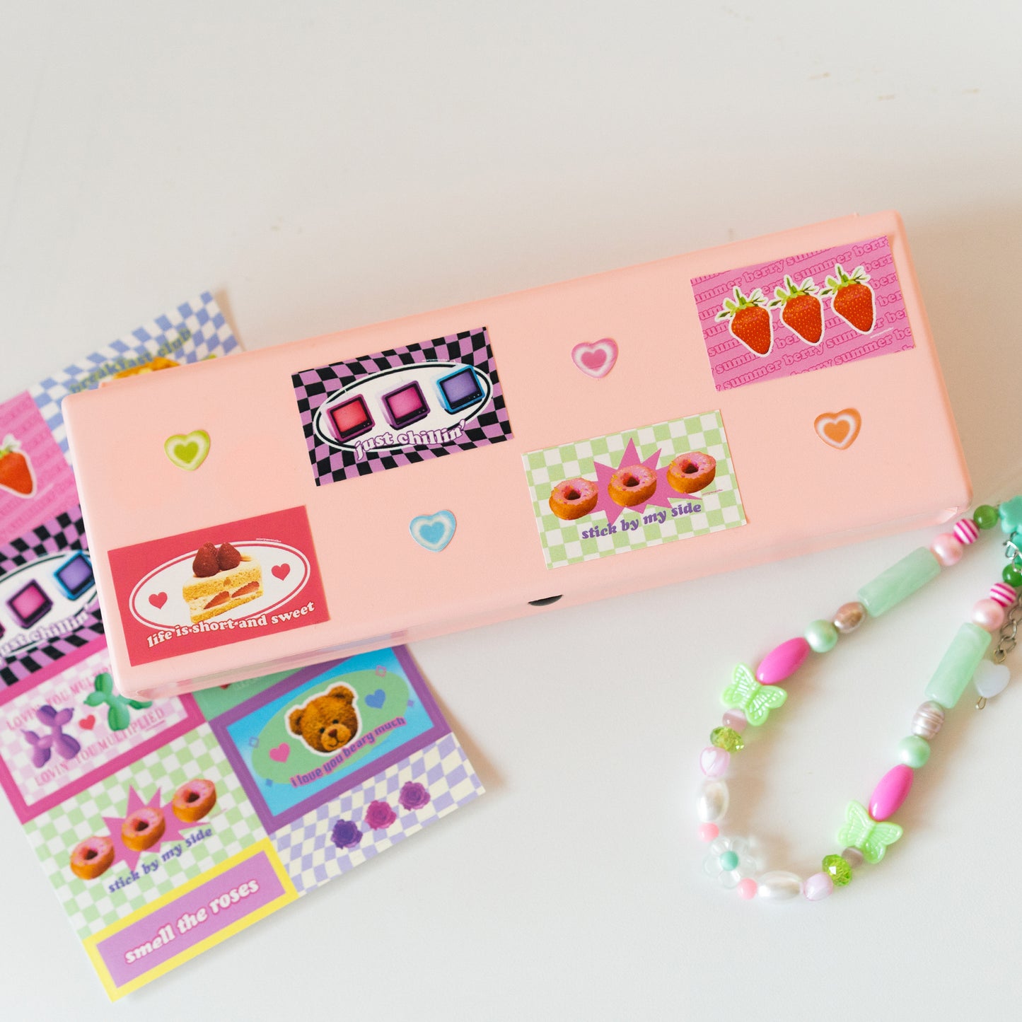 Y2K Rectangles Journal Sticker Sheet