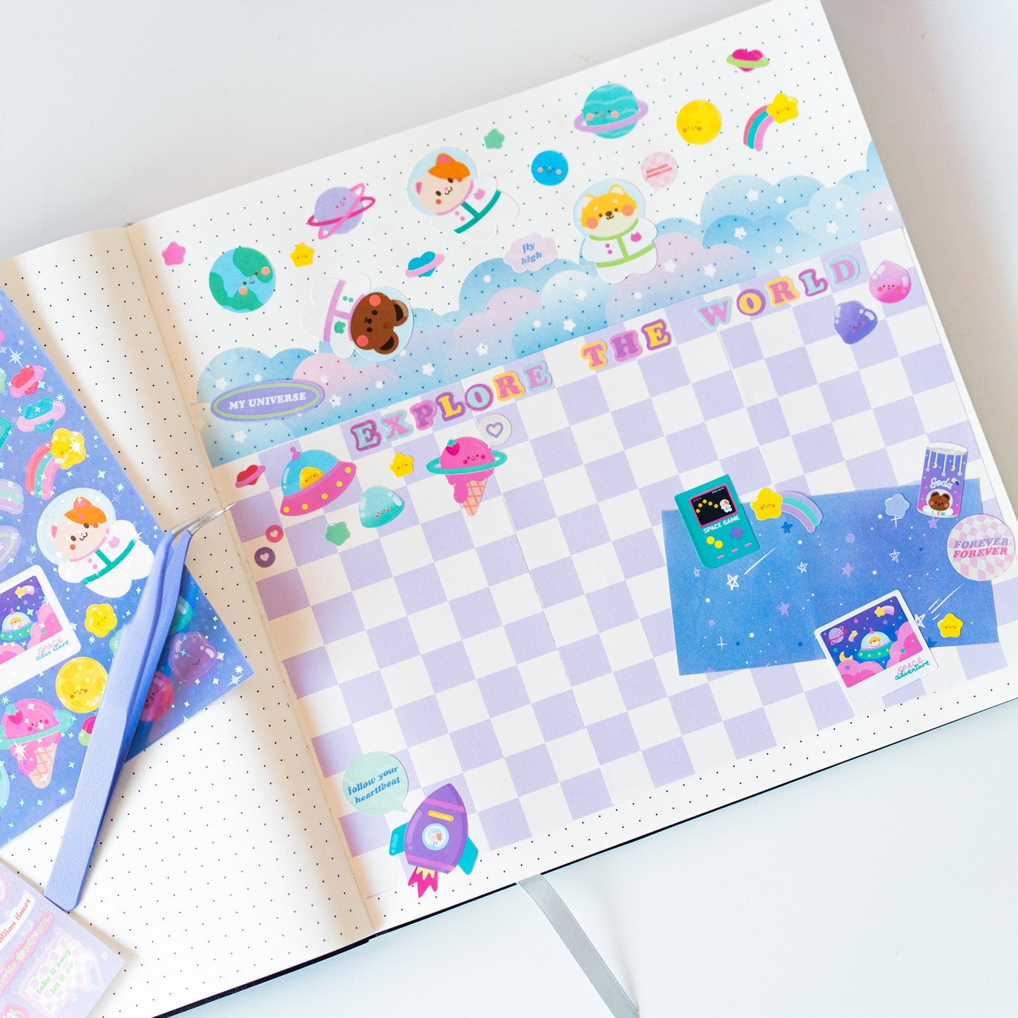 My Universe and Space Journal Sticker Sheet