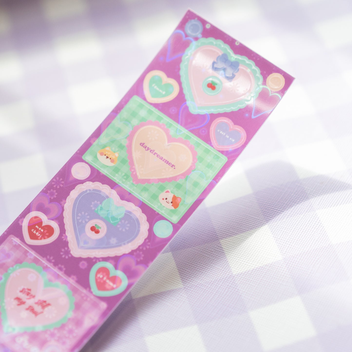 Retro Pop and Cream Frames Journal Sticker Sheet