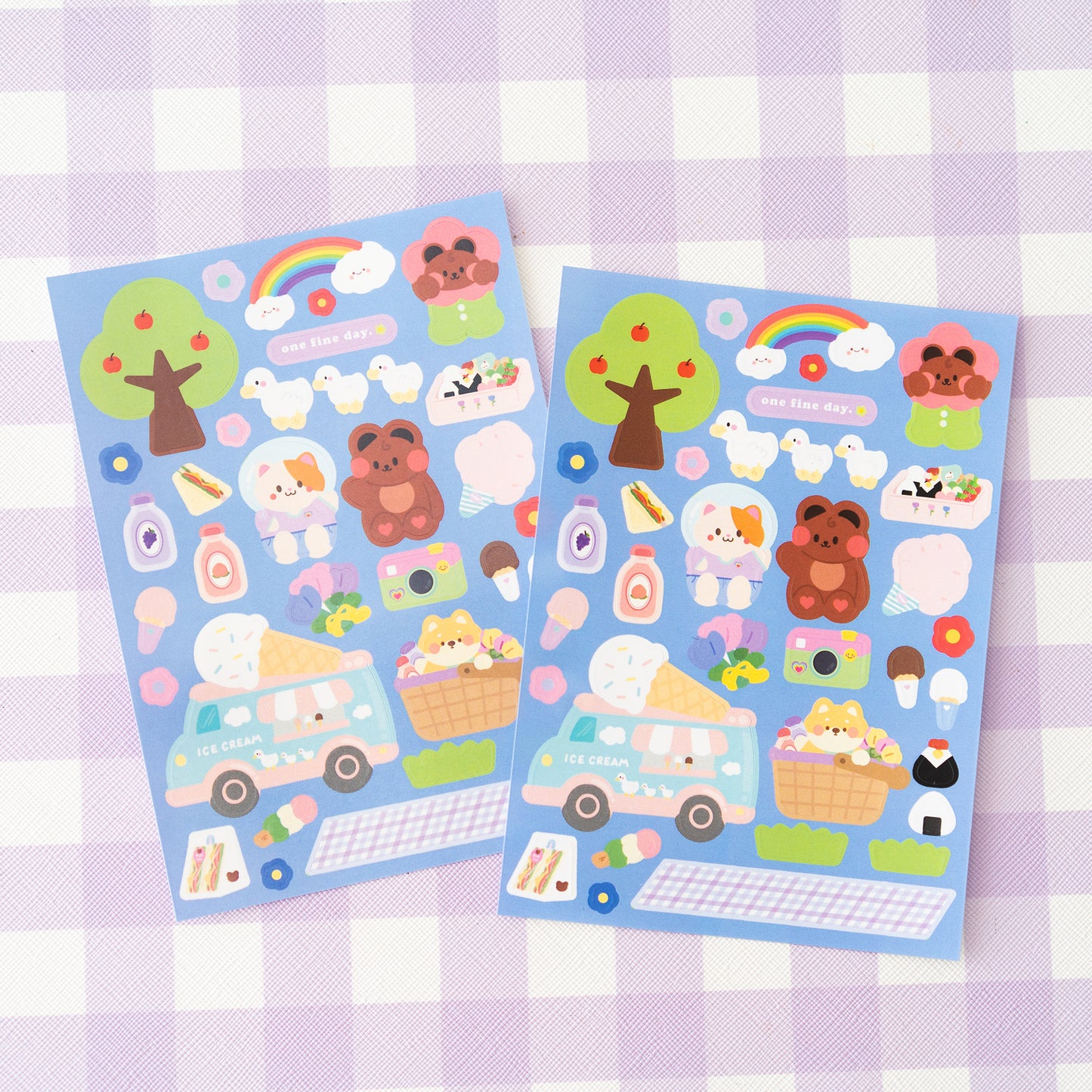 Picnic in the Park Journal Sticker Sheet