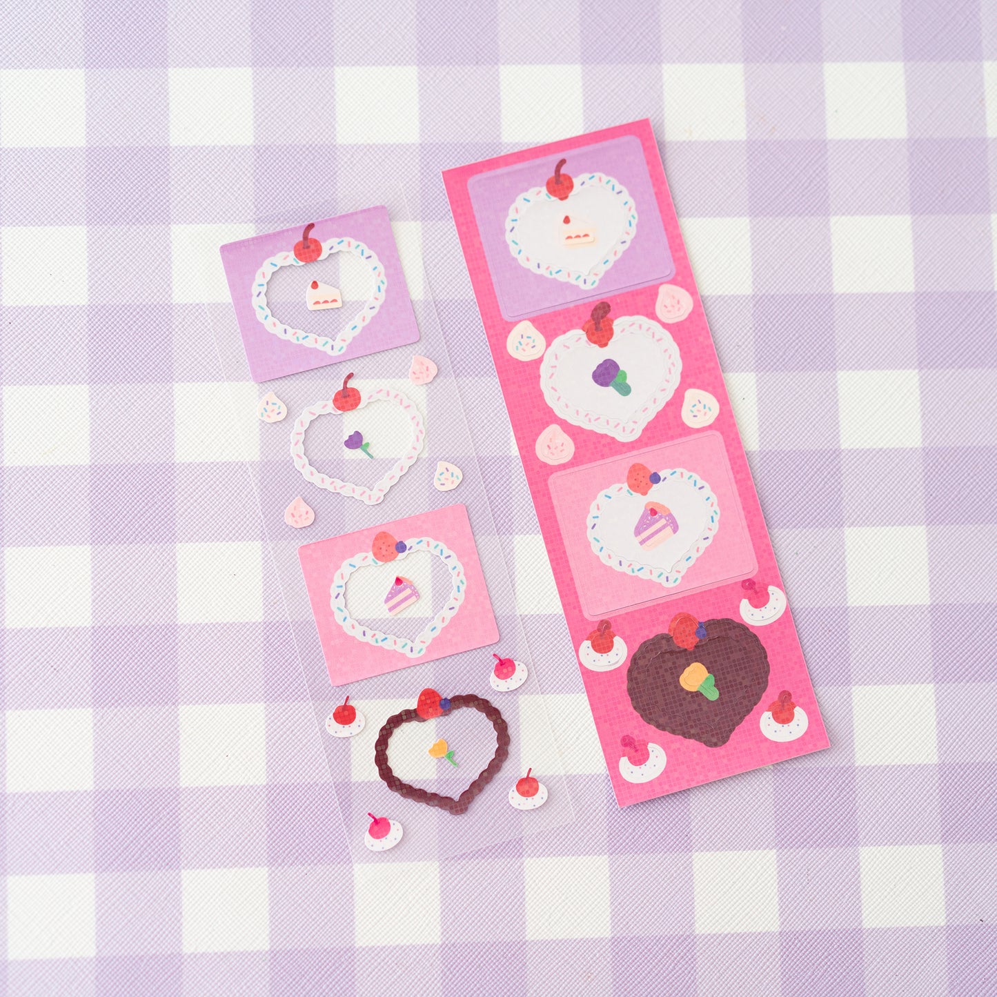 Retro Pop and Cream Frames Journal Sticker Sheet