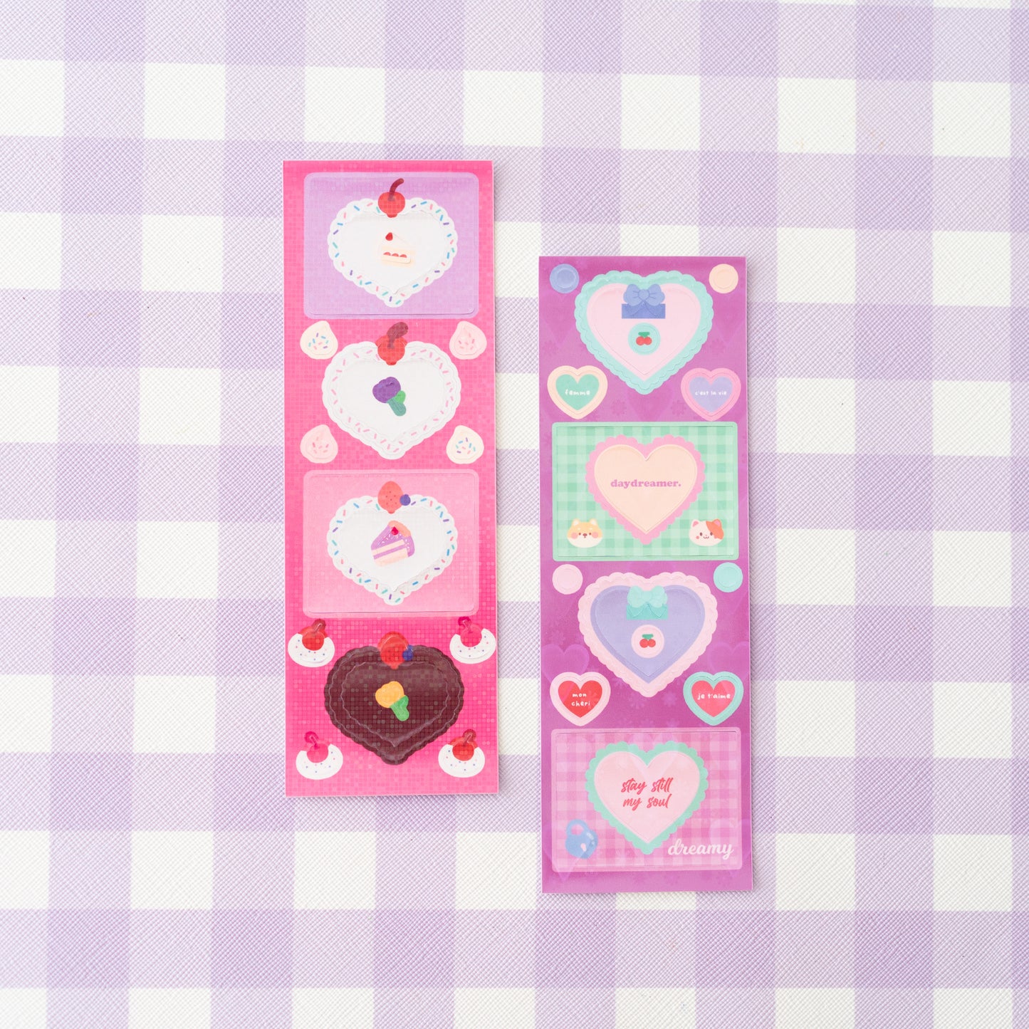 Retro Pop and Cream Frames Journal Sticker Sheet