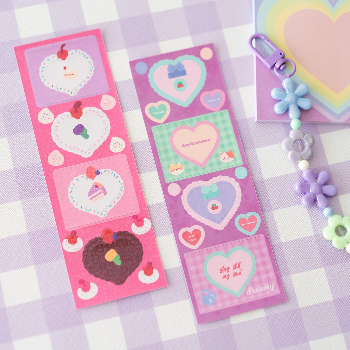 Retro Pop and Cream Frames Journal Sticker Sheet