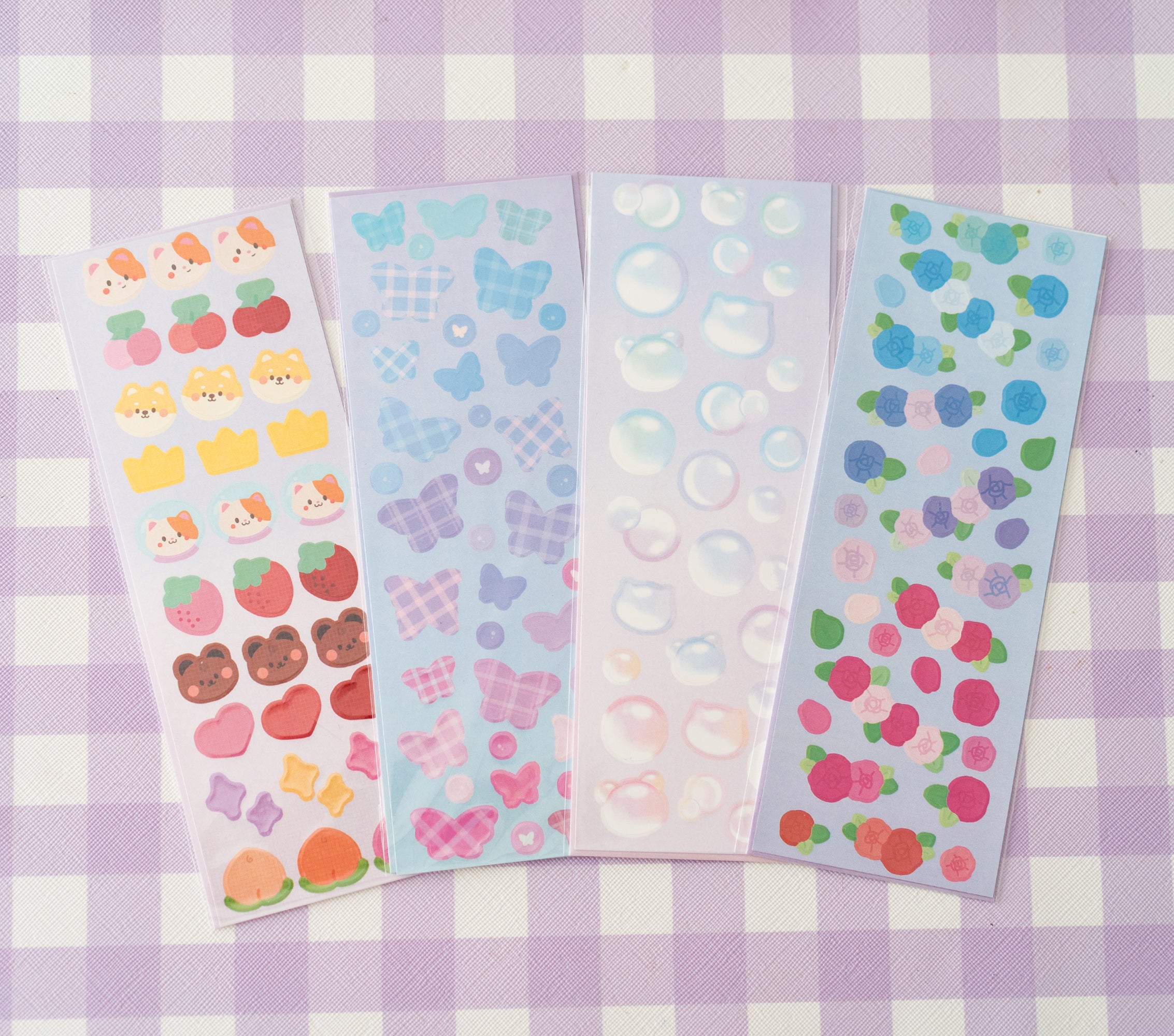 Deco Stickers for Toploaders & Journaling 4 sheets as set [New Sealed]