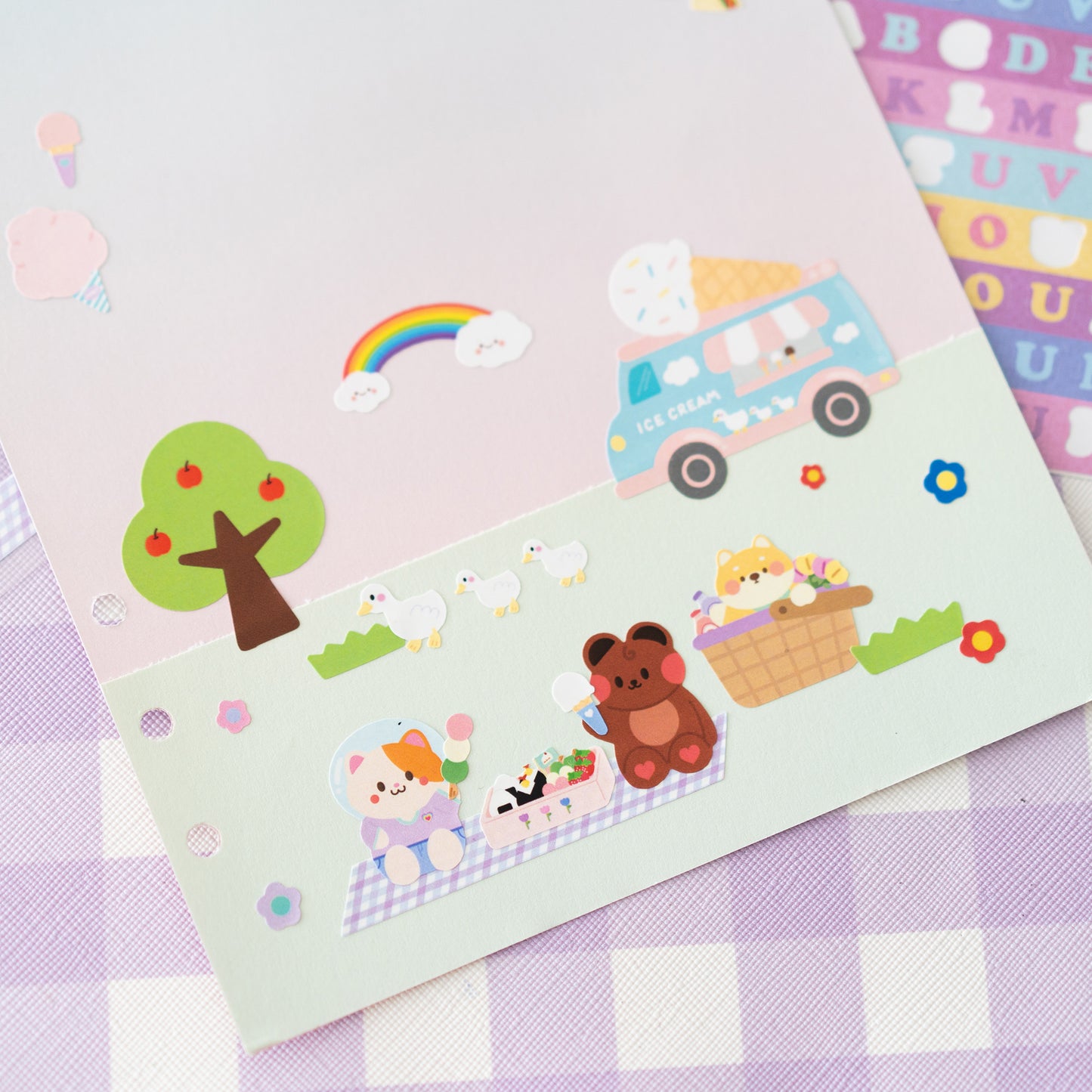 Picnic in the Park Journal Sticker Sheet