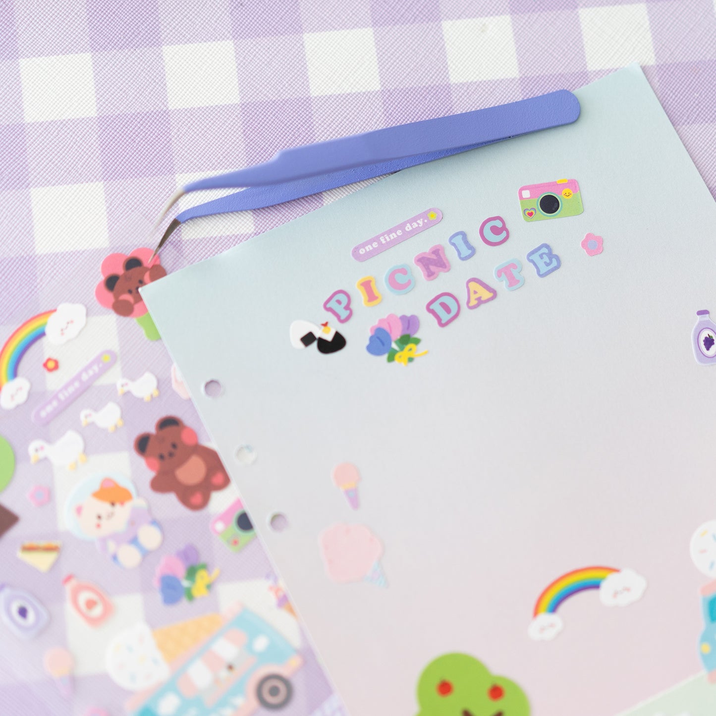 Picnic in the Park Journal Sticker Sheet