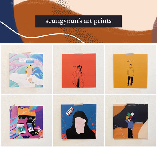 Seungyoun Woodz (X1) Fanart Matte Art Prints (4" x 4")