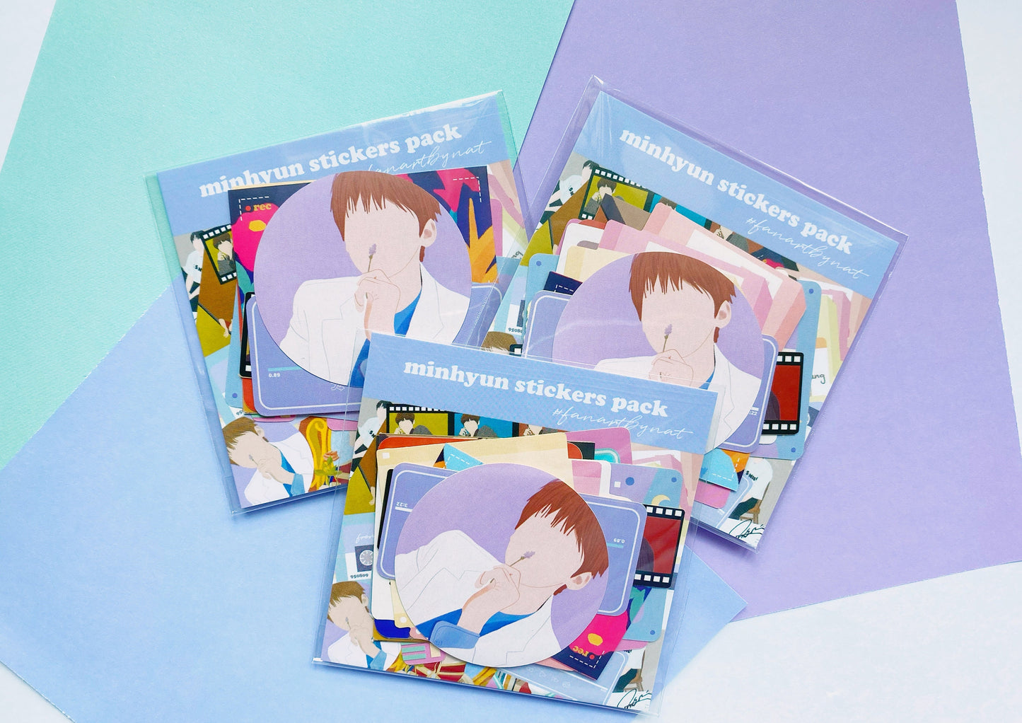 Nu’est Wanna One Hwang Minhyun Sticker Set - Kpop Journal Stickers