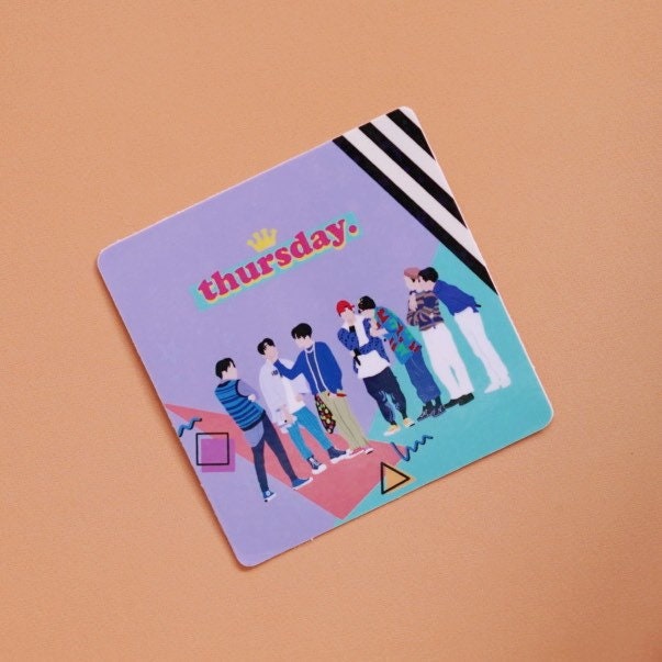 GOT7 Holographic Glitter Laminated Stickers