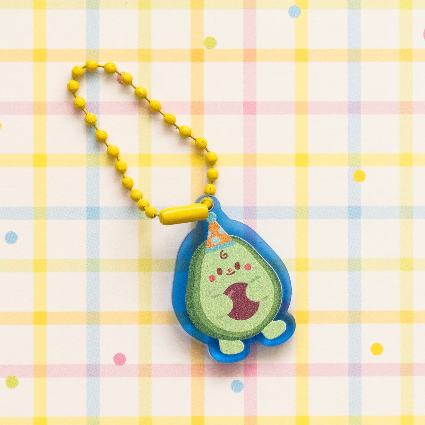 Breakfast Party Mini Charm Keyring Keychain